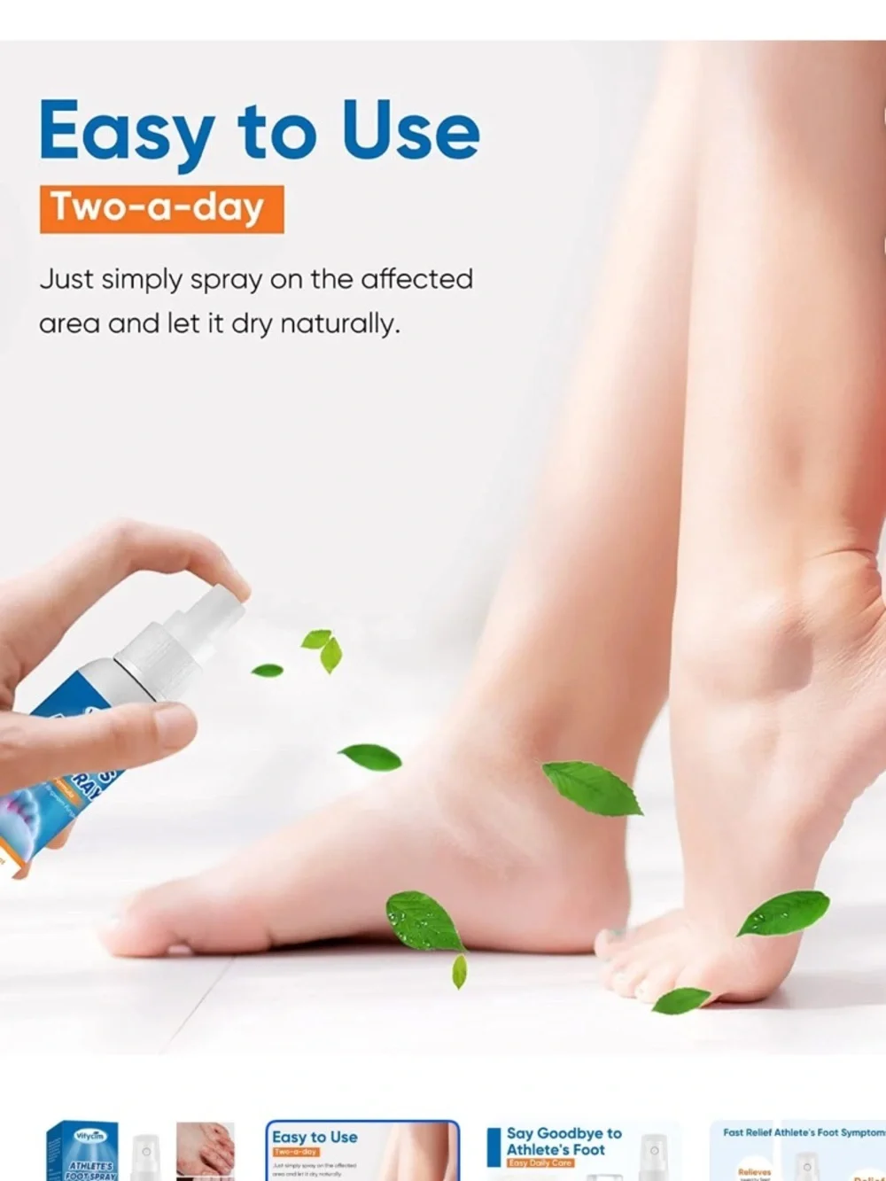Vifycim Athlete's Foot Spray - Soothing Antifungal Spray set of 3